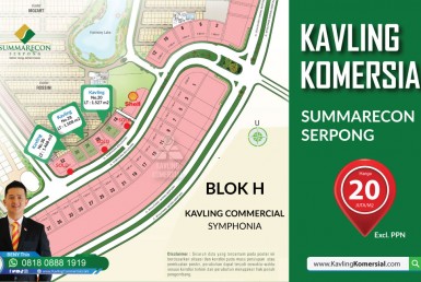 Kavling-commercial-BLOK-H-Summarecon-serp